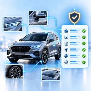 Vehicle imagery evaluated for authenticity and verification signals