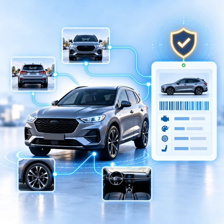 VIN-linked vehicle image verification for dealership inventory
